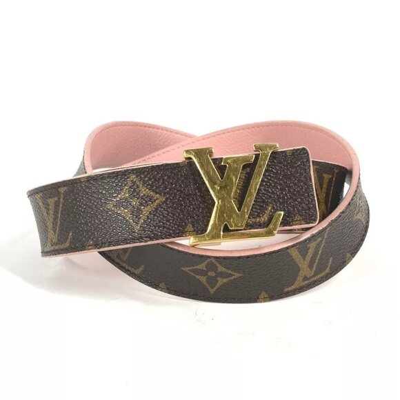 LOUIS VUITTON Monogram Ceinture-Initial Reversible belt - Picture 1 of 15